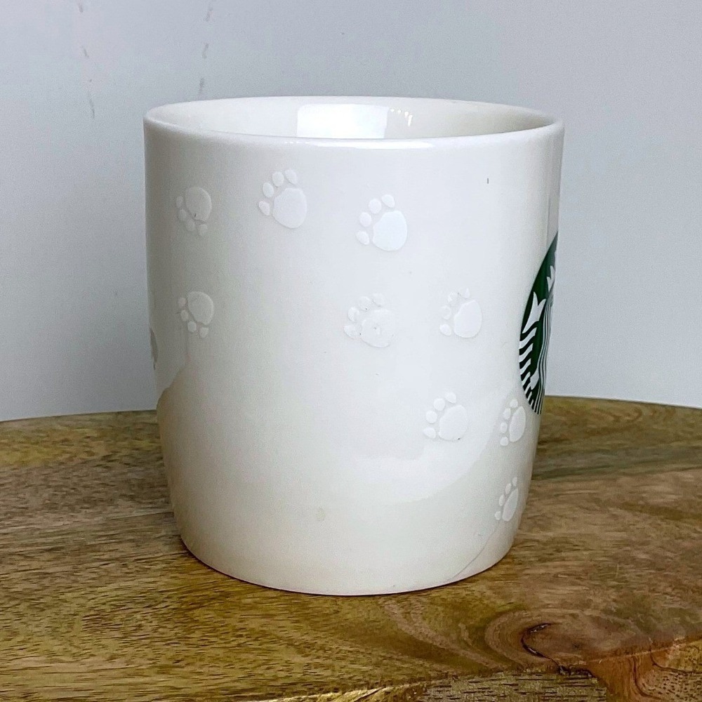 Starbucks 2020 Paw Print Ceramic Mug 12oz - Picture 2 of 5